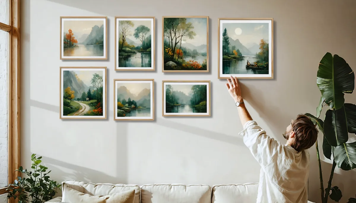 découvrez comment créer une galerie murale unique et personnalisée petit à petit avec la slow déco, pour un intérieur élégant et apaisant.