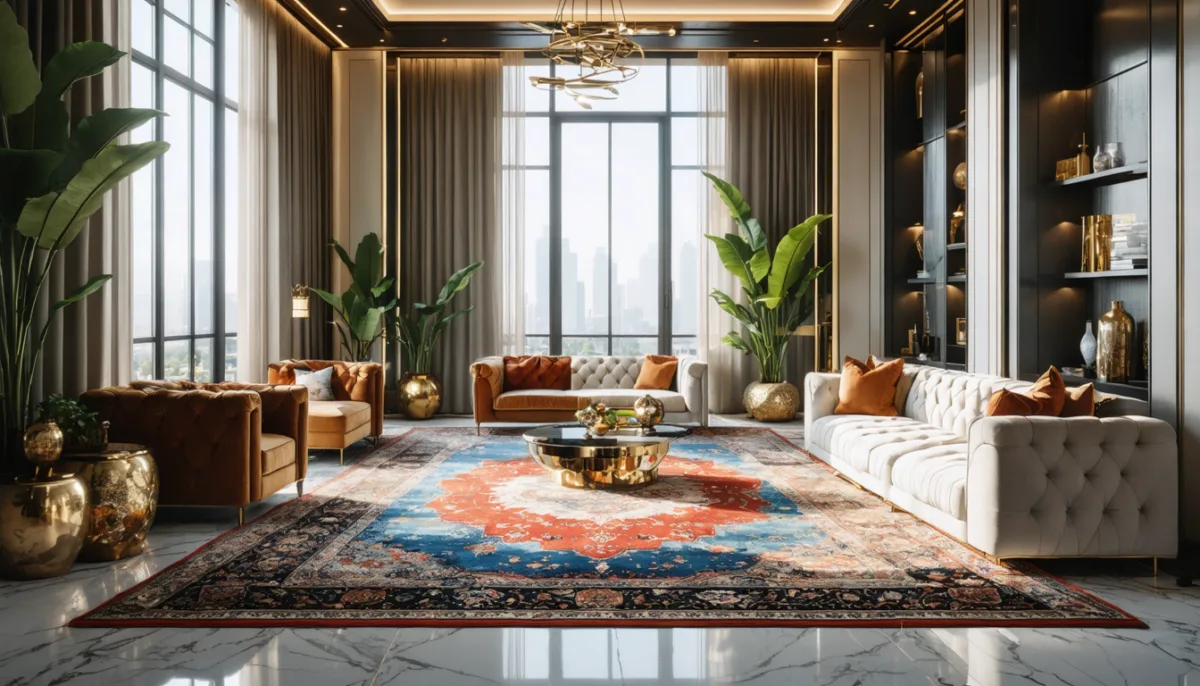 découvrez comment les tapis retrouvent leur place d'honneur dans la décoration de luxe, apportant élégance, confort et caractère aux intérieurs prestigieux.