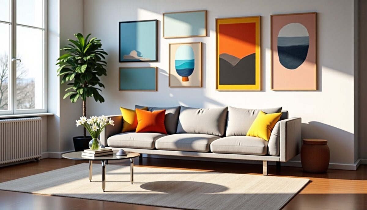 Apporter une touche de galerie d'art directement dans votre salon
